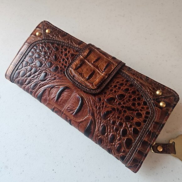 Brahmin Wallet Pecan Melbourne Y2K NWOT - Picture 3 of 5